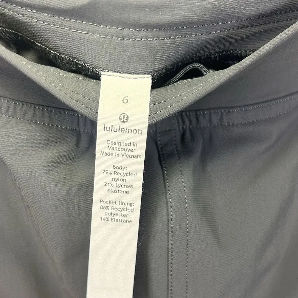 Lululemon Adapted State High Rise Jogger Gray Pants Womens 6 Running